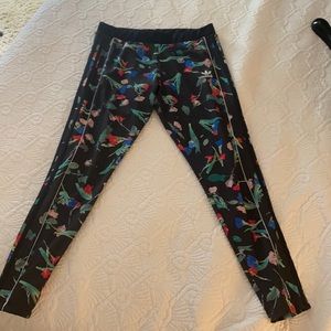Floral workout leggings